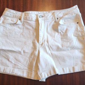 Sonoma Off-White Denim Shorts